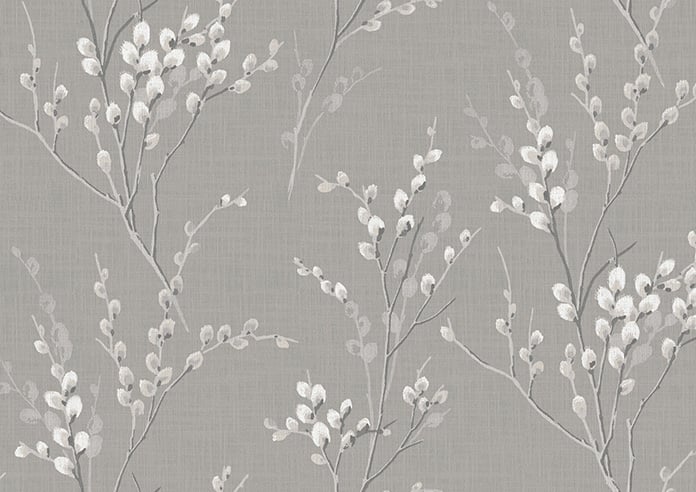 Laura Ashley Pussy Willow, Steel - Twist&Fit Roman Blind - Image 8